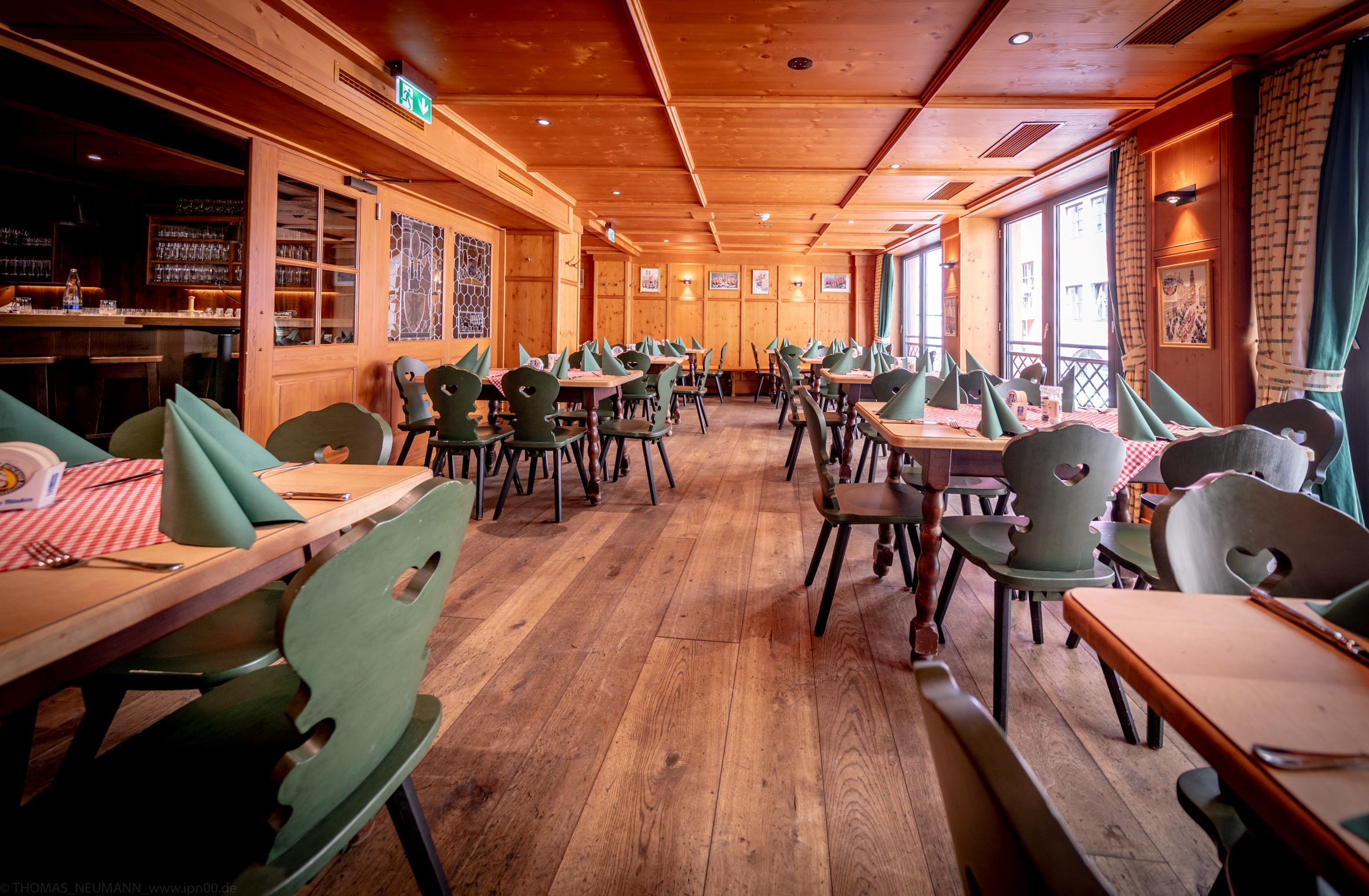 Interior of the restaurant Augustiner am Platzl